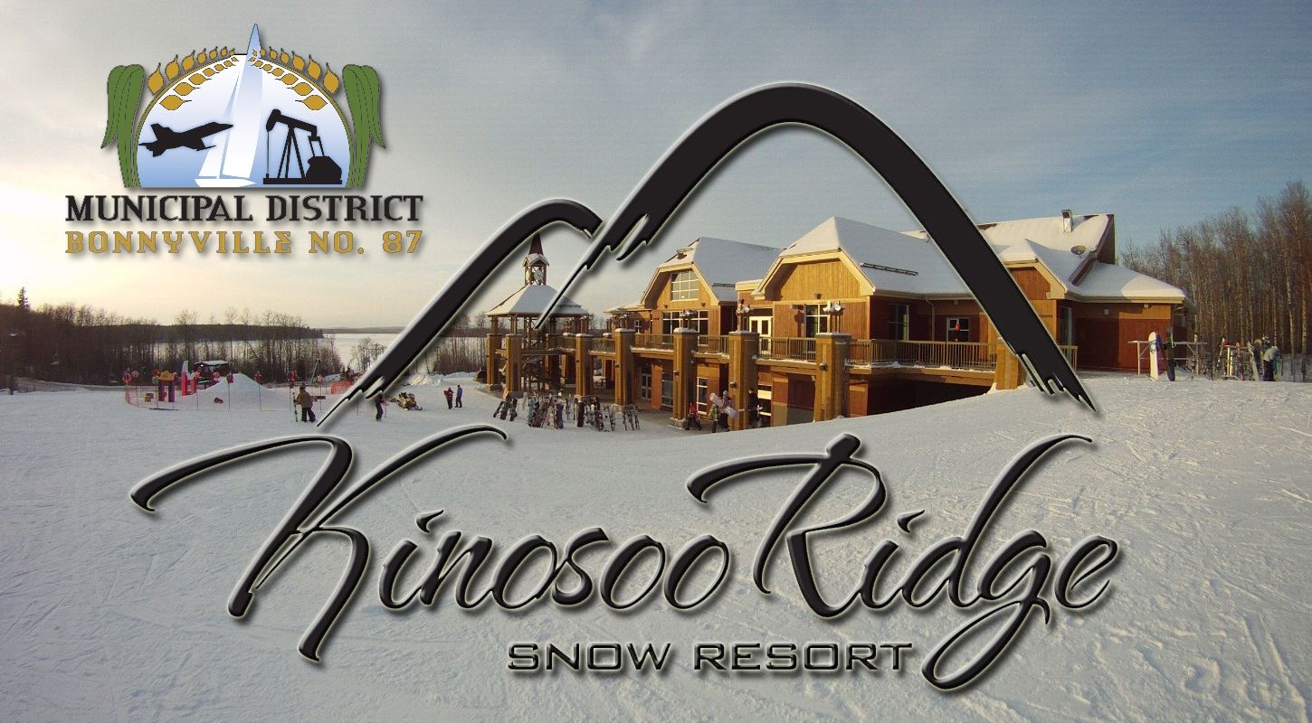 kinosoo logo over chalet pic